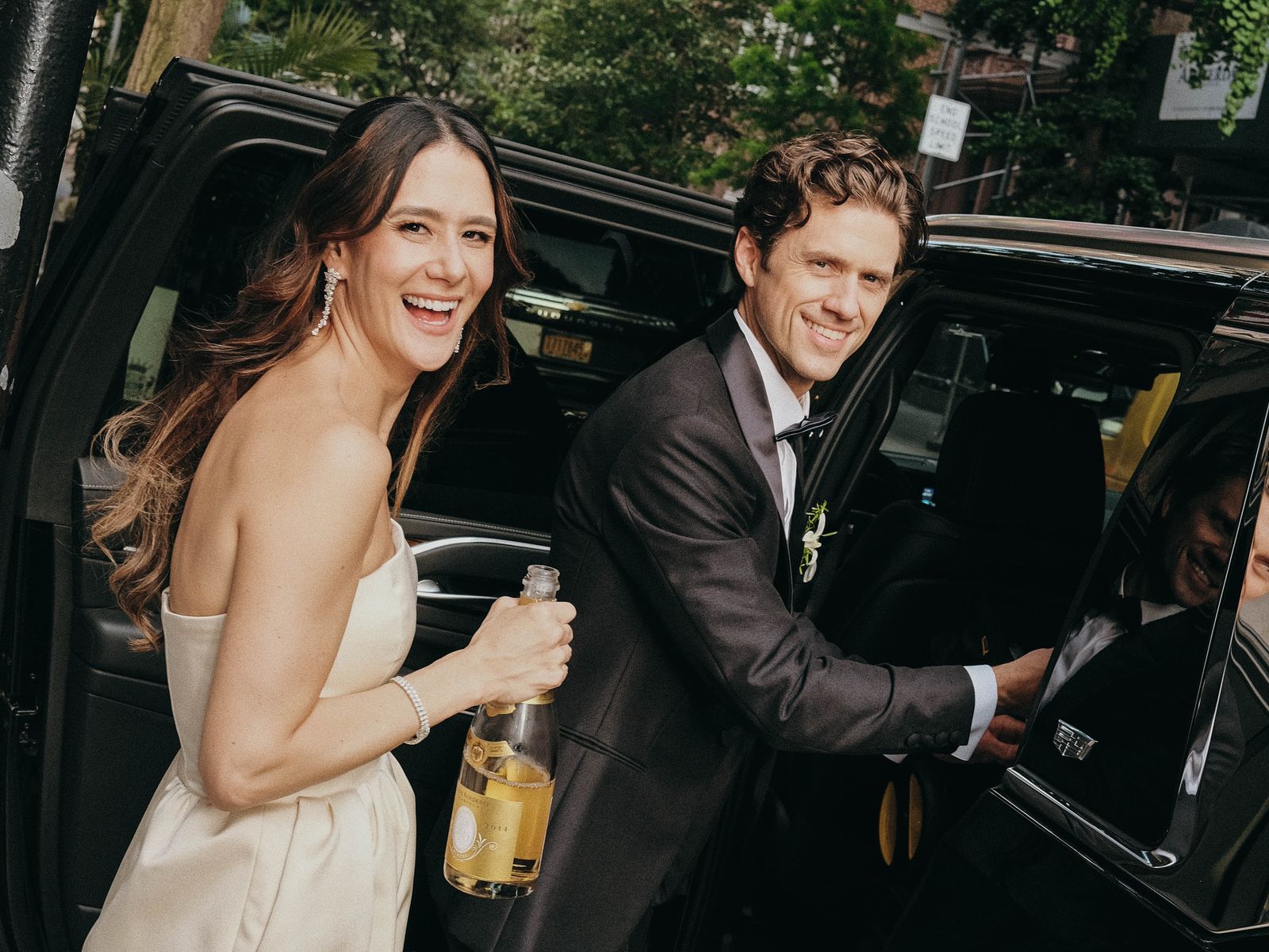 Broadway Actors Aaron Tveit and Ericka Yang Said “I Do” With a Classic New York City Wedding
