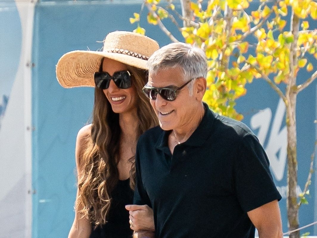 Amal Clooney Leaves Butter Yellow in Venice