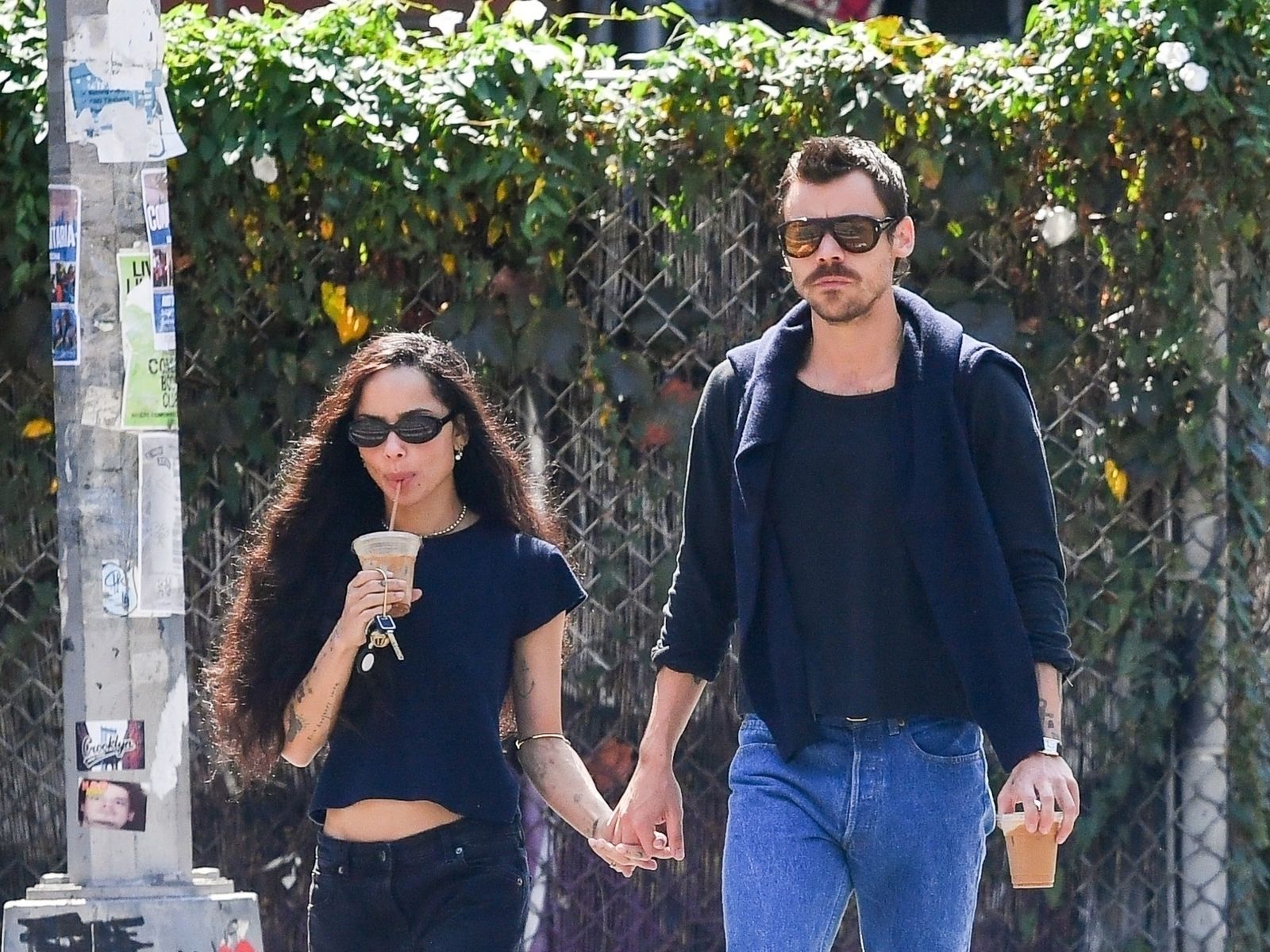 Harry Styles and Zoë Kravitz Make Their Couple Style Official